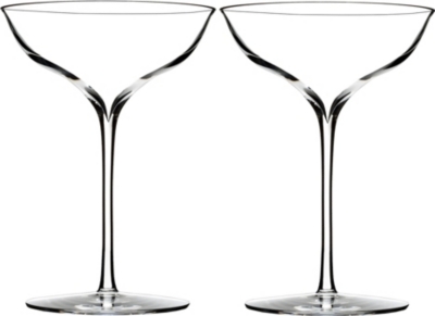WATERFORD: Elegance Belle Coupe glasses set of two