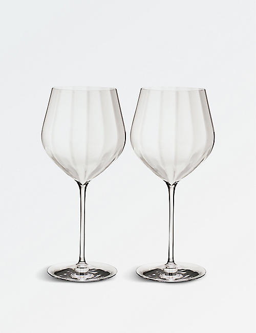 WATERFORD: Elegance Optic Cabernet Sauvignon crystal wine glasses set of two