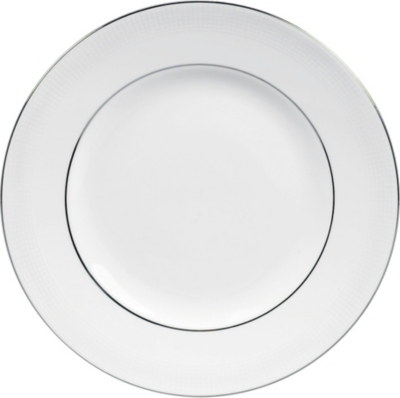 VERA WANG @ WEDGWOOD Blanc sur Blanc plate 20cm
