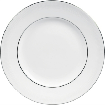 VERA WANG @ WEDGWOOD Blanc sur Blanc plate 15cm
