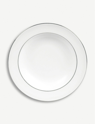VERA WANG @ WEDGWOOD Blanc sur Blanc soup bowl