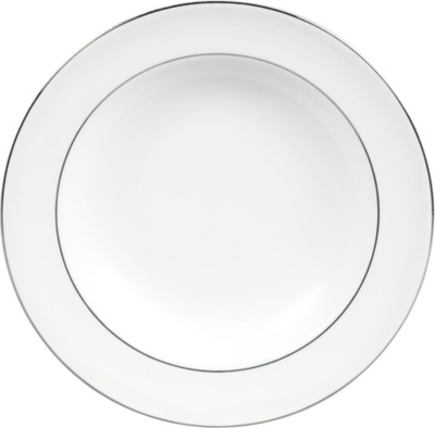 VERA WANG @ WEDGWOOD Grosgrain soup plate