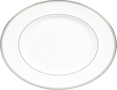 VERA WANG @ WEDGWOOD Grosgrain oval dish 40cm