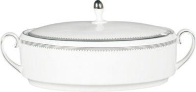 VERA WANG @ WEDGWOOD Grosgrain covered vegetable dish