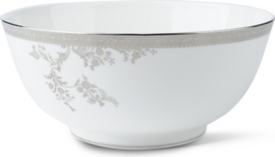 VERA WANG @ WEDGWOOD Lace Platinum bowl 25cm