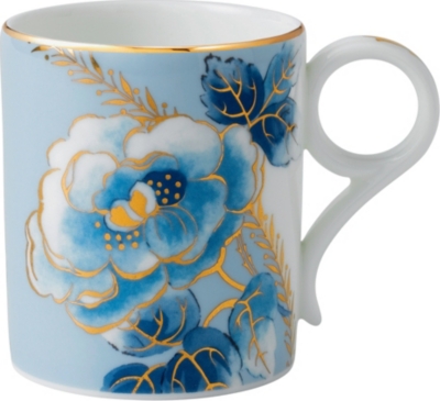 WEDGWOOD Archive Collection Blue Peony mug