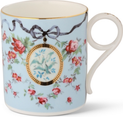 WEDGWOOD Archive ribbon and wild rose mug