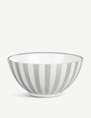 JASPER CONRAN @ WEDGWOOD Platinum Striped bowl 14cm