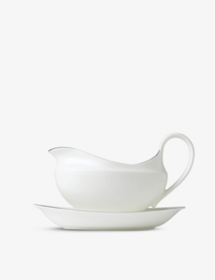 WEDGWOOD Signet Platinum sauce boat