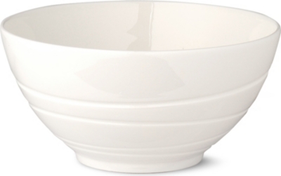 JASPER CONRAN @ WEDGWOOD White embossed bowl 14cm