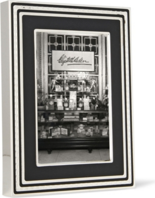 VERA WANG @ WEDGWOOD With Love Noir picture frame 4x6