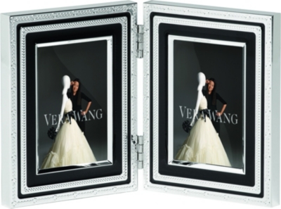 VERA WANG @ WEDGWOOD With Love Noir folding frame 2x3