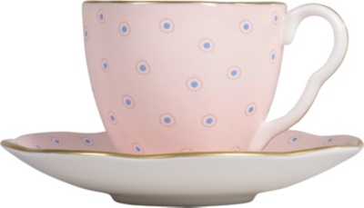 WEDGWOOD Polka Dot Tea Story coffee cup and saucer
