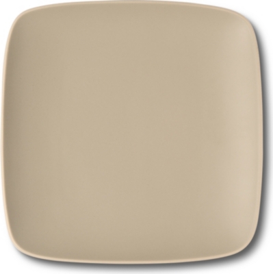 VERA WANG @ WEDGWOOD Naturals leaf square accent plate 23cm
