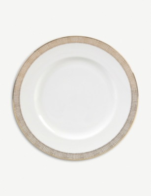 VERA WANG @ WEDGWOOD Gilded Weave plate 27cm
