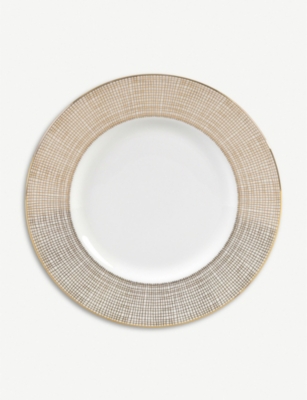 VERA WANG @ WEDGWOOD Gilded Weave plate 23cm