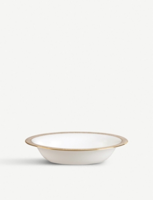 VERA WANG @ WEDGWOOD Gilded Weave open vegetable dish