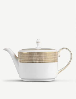VERA WANG @ WEDGWOOD Gilded Weave teapot