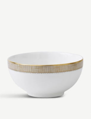 VERA WANG @ WEDGWOOD Gilded Weave bowl 15cm