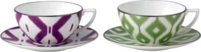 JASPER CONRAN @ WEDGWOOD Kilim teacup and saucer pair