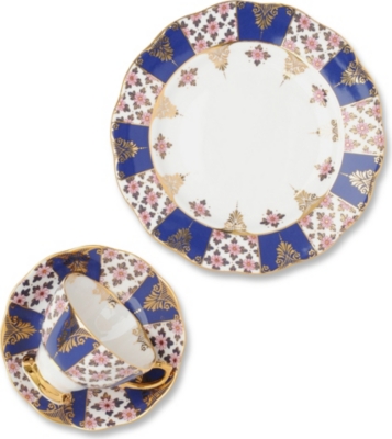 ROYAL ALBERT Regency Blue 1900 three-piece set