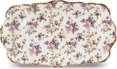 ROYAL ALBERT 1940 English Chintz sandwich tray