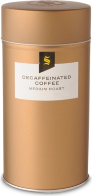 SELFRIDGES SELECTION Decaffeinated coffee tin 250g