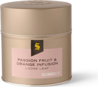 SELFRIDGES SELECTION Passionfruit and orange loose leaf tea 122g