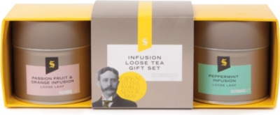 SELFRIDGES SELECTION Infusion loose leaf tea gift set 100g