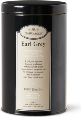THE WOLSELEY Earl Grey loose leaf tea tin 250g
