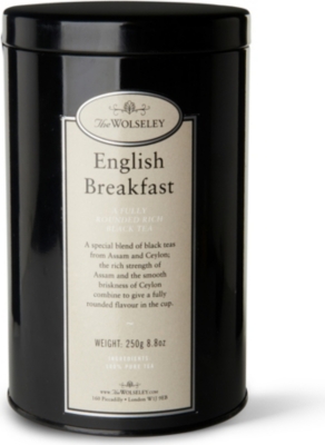 THE WOLSELEY English breakfast loose tea tin