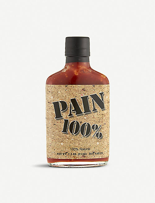 HOT SAUCES: Pain 100% hot sauce 210g