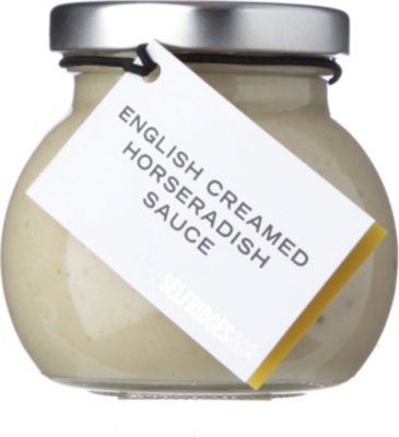 SELFRIDGES SELECTION English creamed horseradish sauce 180g
