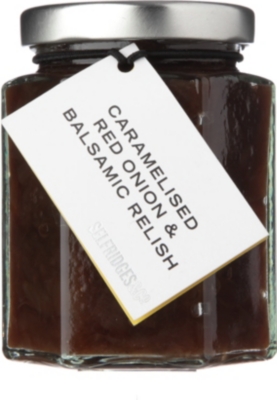 SELFRIDGES SELECTION Caramelised red onion and balsamic relish 190g
