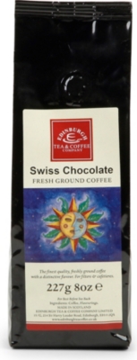 EDINBURGH TEA & COFFEE COMPANY Swiss chocolate flavoured coffee 227g