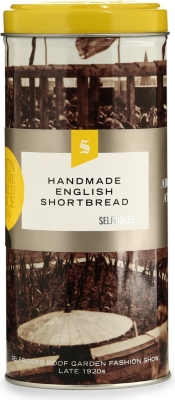 SELFRIDGES SELECTION Shortbread cylinder tin 240g