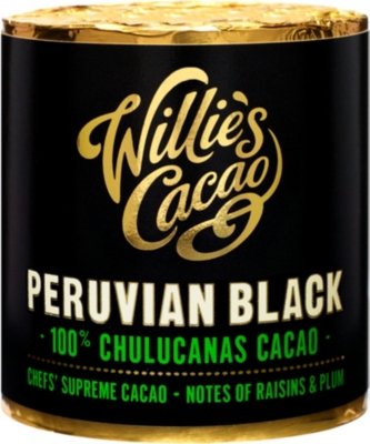 WILLIE'S CACAO Peruvian San Martin black cacao 180g