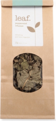 LEAF Peppermint infusion loose leaf tea 20g