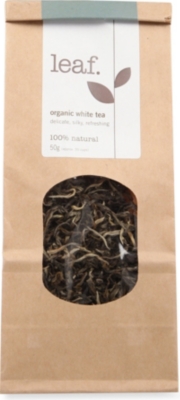 LEAF Organic white loose leaf tea 50g