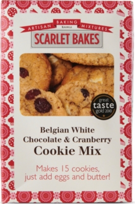 SCARLET BAKES White chocolate cranberry cookie mix 425g