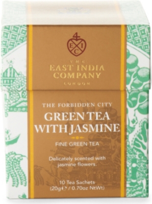 THE EAST INDIA COMPANY Green Tea with Jasmine tea sachets 20g