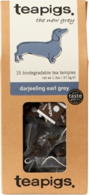 TEAPIGS Darjeeling Earl Grey tea temples 37.5g