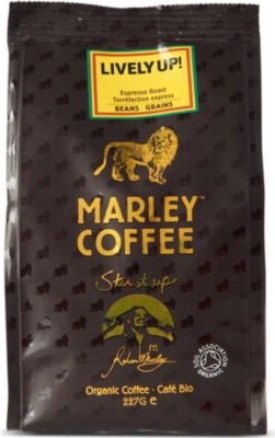 MARLEY COFFEE Lively Up organic coffee beans 227g