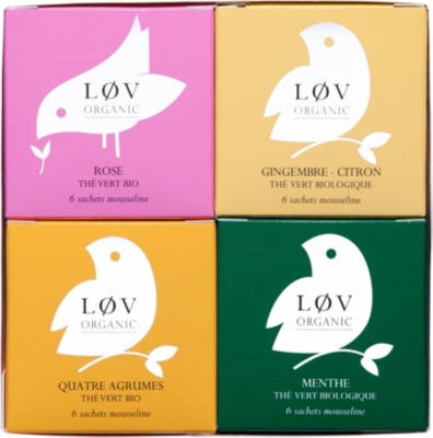 LOV ORGANIC I L&oslash;v China tea bags gift set 130g