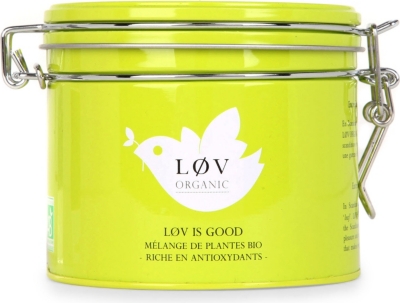 LOV ORGANIC L&oslash;v is Good loose tea caddy 100g