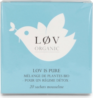 LOV ORGANIC L&oslash;v is Pure teabags 44g