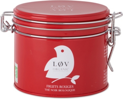 LOV ORGANIC L&oslash;v red fruits loose tea caddy 100g