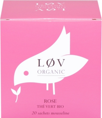 LOV ORGANIC L&oslash;v rose teabags 44g