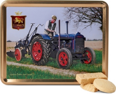 STEWART'S Vintage tractor shortbread gift tin 425g