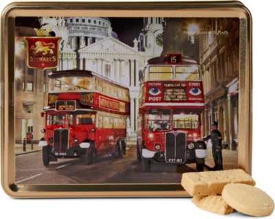 STEWART'S Vintage bus shortbread gift tin 425g